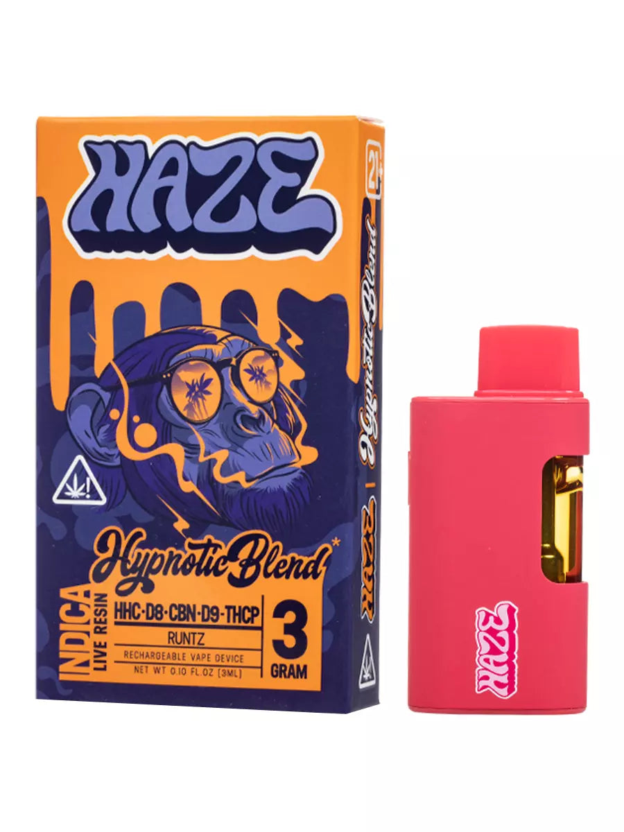 Vape Haze 3ML SATIVA-HIBRIDA-INDICA