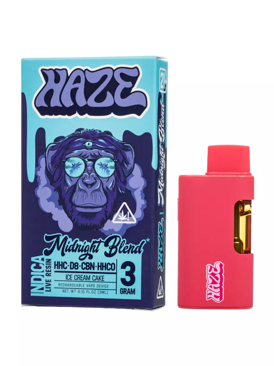 Vape Haze 3ML SATIVA-HIBRIDA-INDICA